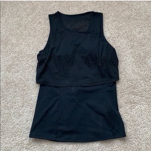 Fabletics size small black tank